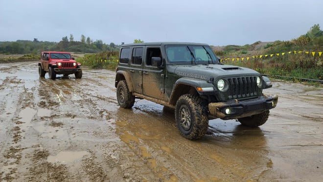 Wet conditions are no match for the 2021 Jeep Wrangler 392.
