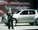 Jim Farley, group vice president, marketing and communications Ford Motor Company introduces the 2009 Ford Explorer America concept during the Ford unveiling at Cobo Arena at the North American International Auto Show in Detroit, Mich. on January 13, 2008.