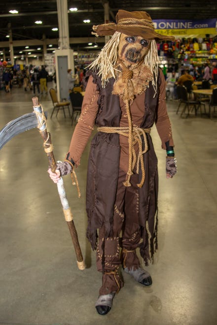 Shane Pawenski of Shelby Township poses as Scarecrow from the Batman comics.