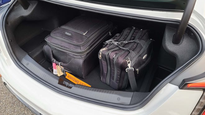 The 2022 Cadillac CT5-V Blackwing has plenty of boot space for your luggage.