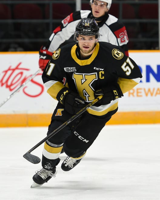 Kingston Frontenacs center Shane Wright is the top-rated prospect for the 2022 NHL Draft.