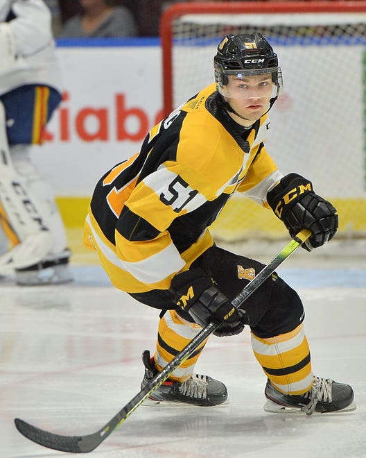 Kingston Frontenacs center Shane Wright had 39 goals and 27 assists in his rookie season in the OHL.