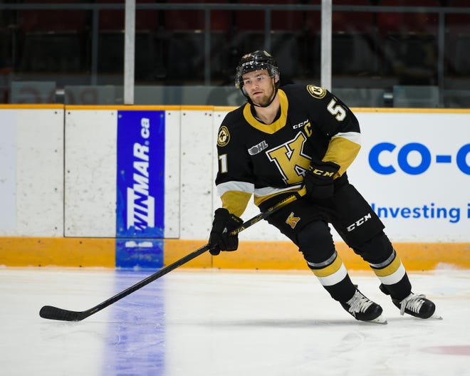Kingston captain Shane Wright has six goals and 10 assists in 11 games in the OHL this year.