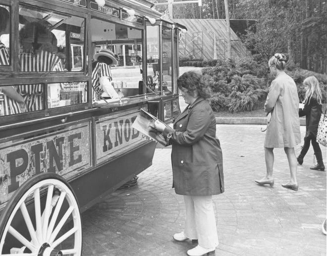 A concession stand on wheels at Pine Knob in 1972.