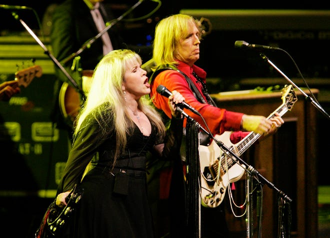 Stevie Nicks performs with Tom Petty and the Heartbreakers at DTE in Clarkston on Aug. 8, 2006. The Heartbreakers were celebrating their 30th anniversary as an American rock-n-roll band.