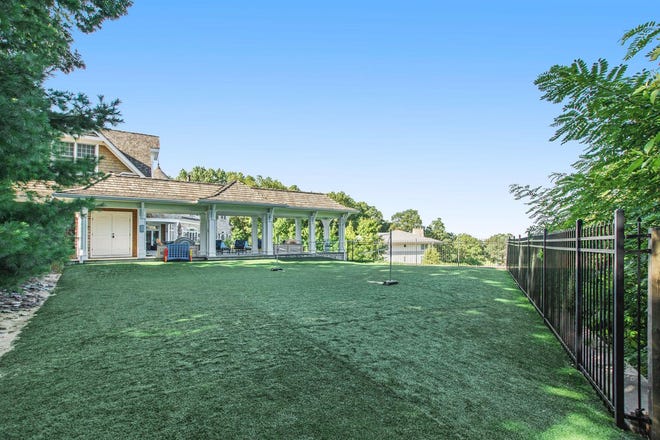 This home at 52120 Lake Park Drive in 
New Buffalo, features nine bedrooms, seven baths and is 5,690 square feet. Asking price is $5,000,000. It is in the "Eiffel Tower" section of Grand Beach and sits atop a dune overlooking Lake Michigan.