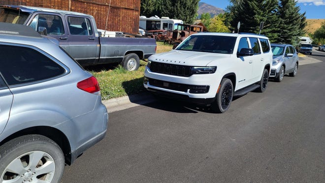 The 2023 Jeep Wagoneer L comes with self-park - a useful feature for a vehicle this size.
