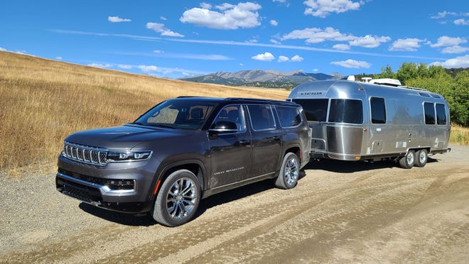The 2023 Jeep Wagoneer L and Grand Wagonner can tow up to 10,000 pounds.